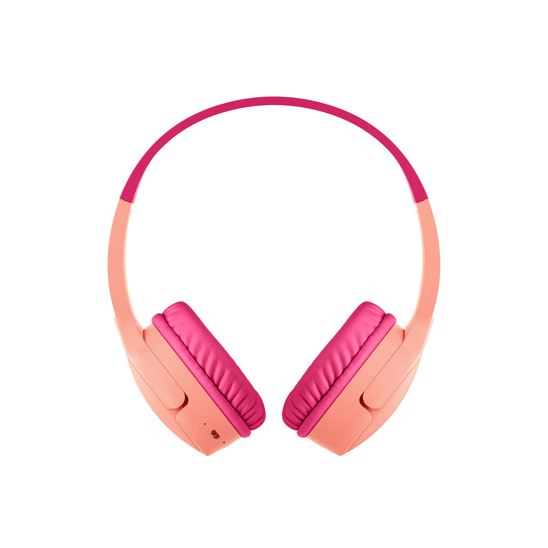 Belkin SoundForm Mini On-Ear Wireless Headphones for Kids - Pink in Qatar Belkin SoundForm Mini On-Ear Wireless Headphones for Kids - Pink in Qatar